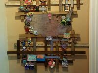 7 Magnet board ideas | displaying collections, travel wall decor, souvenir display