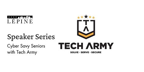 Speaker Series: Cyber Savvy Seniors with Tech Army, Saint Emilion ...
