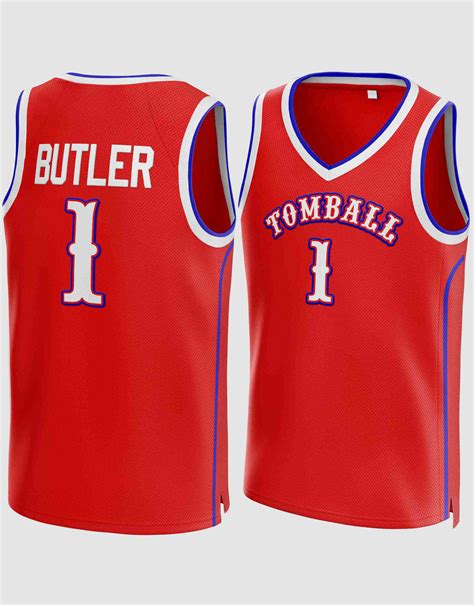 Jimmy Butler #1 Tomball High School Jersey – 99Jersey®: Your Ultimate ...