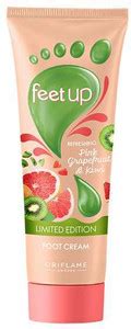 Oriflame Sweden FEET UP Refreshing Pink Grapefruit & Kiwi Foot cream ...