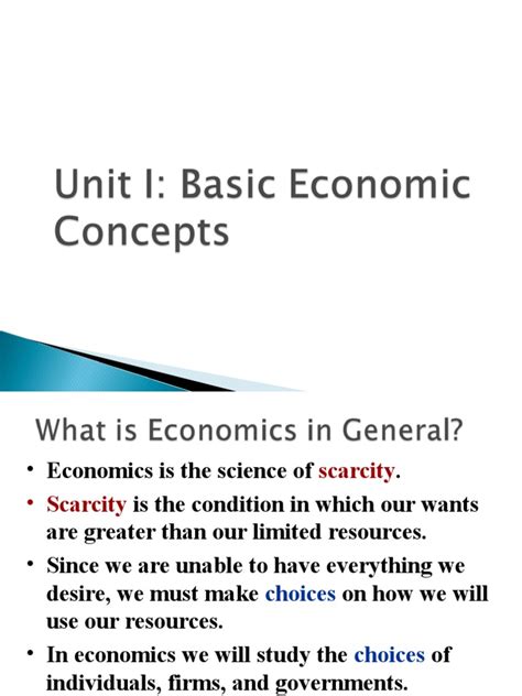 Basic Economics Concepts 的图像结果