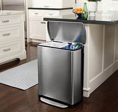 Bins For Small Kitchens by Rectangular Recycle Bin 46 Ltr Kitchen Bins For Small Kitchens