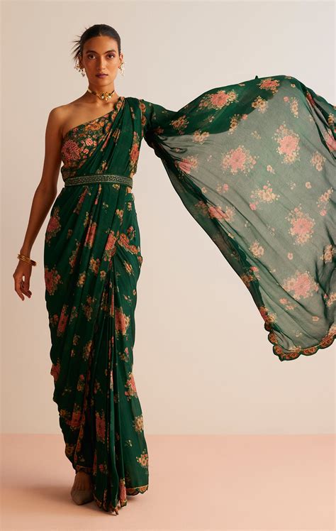 Adira Pre-Draped Saree – Kalista-Ind