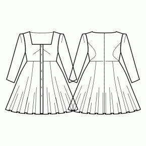 Dress #7732345 - Made to Measure Sewing Pattern by Sewist CAD Online ...