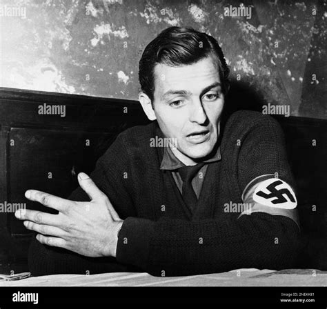 Horst Eichmann, 24, son of Adolf Eichmann, wears swastika armband and ...