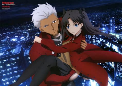 Rin Tohsaka & Archer 4K Ultra HD Wallpaper