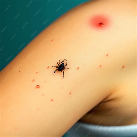 Sickening Skin Crawling Sensation Due to Mite Mites | Premium AI-generated image