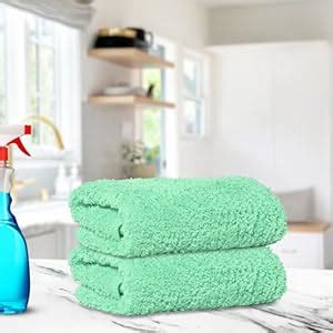 Kuber Industries 2 Pcs Microfiber Cleaning Towel | 30x60cm Multipurpose ...