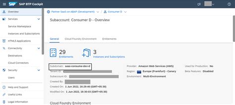 Subscribe Your First Consumer to the SaaS Application | SAP Tutorials