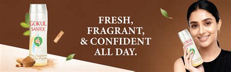 Shop Gokul Santol Talcum Powder | Pure Sandalwood Freshness & Sweat Control