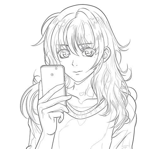 Coloring Pages Anime Printable | Coloring Pages Mimi Panda