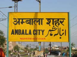 Railways in Ambala, Railway Transport in Ambala, Ambala Railways