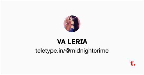 ᴠᴀ ʟᴇʀɪᴀ — Teletype