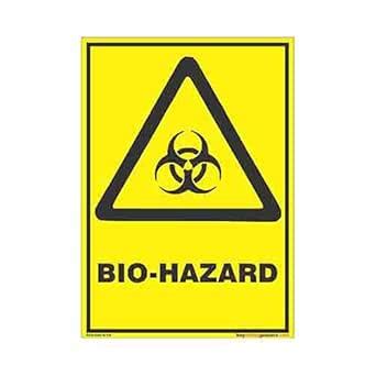 buysafetyposters.com - Biological Hazards Warning Sign in English - PVC ...