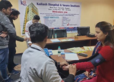 Kailash Hospital & Heart Institute, Noida Organized a Free Health Check ...