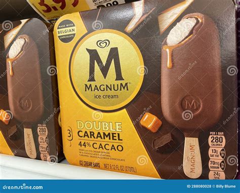 Retail Grocery Store Food Lion Magnum Ice Cream Bars Editorial Stock ...
