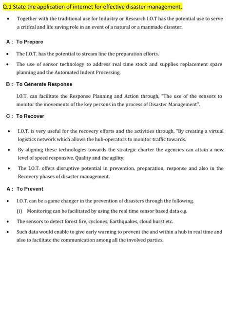 DMMM UT 2 QB - Q State the application of internet for effective ...