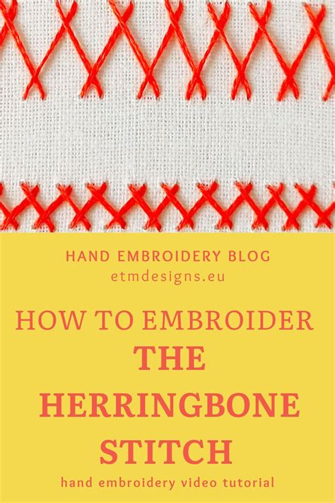 Image result for Herringbone Stitch Tutorial