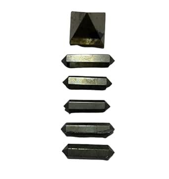 Madhav Crystal Natural Pyrite Double Terminated Gemstone Crystal 5 ...
