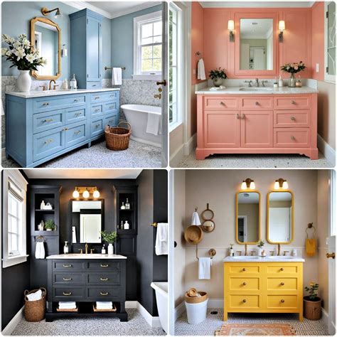 30 Bathroom Cabinet Colors for A Look You'll Love