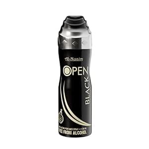 Buy Al-Nuaim Open Black |Alcohol Free |Deodorant |Body Spray |Long ...
