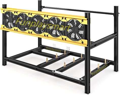 Buy Funplaysmart V4D Pro 56-GPU Miner Rig Case, Stackable Miner Rack ...