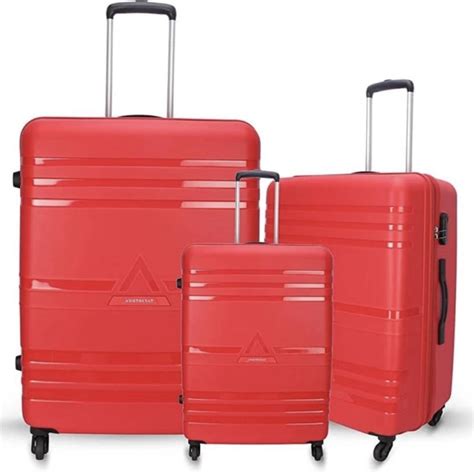 ARISTOCRAT JET STROLLY 3PCS SET ( COMBO ) RED Cabin & Check-in Set - 28 ...