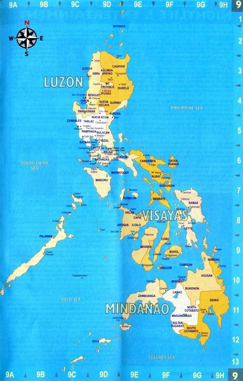 Large administrative map of Philippines with major cities | Philippines | Asia | Mapsland | Maps ...