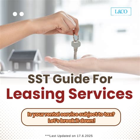 Sales & Service Tax (SST) Guidelines - L & Co