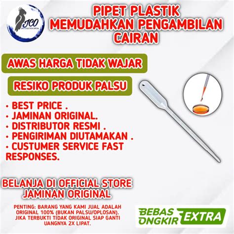 Jual PIPET TETES PLASTIK 3ML PIPET TETES OBAT - Jakarta Selatan - Jays ...
