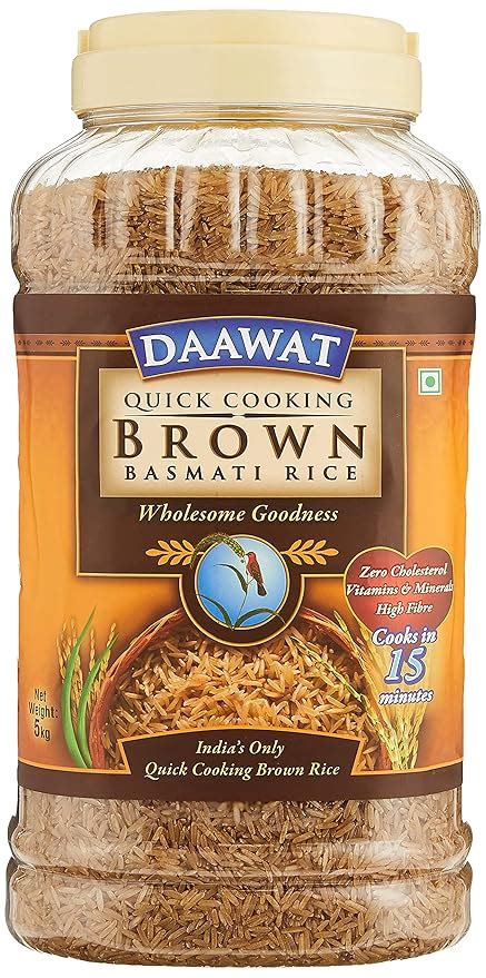 Daawat Brown Basmati Rice Jar, 1kg : Amazon.in: Grocery & Gourmet Foods