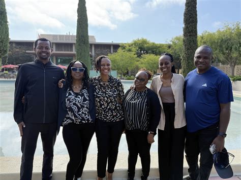 The third cohort of SASH scholars smile during an orientation walk on ...