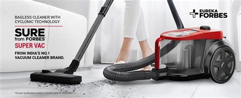 Eureka Forbes SuperVac 1600 Watts Bagless Vacuum Cleaner