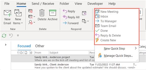Image result for Outllook Quick Step Enable