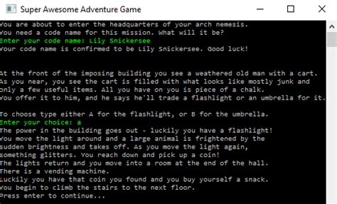 Image result for Programming Adventure Game