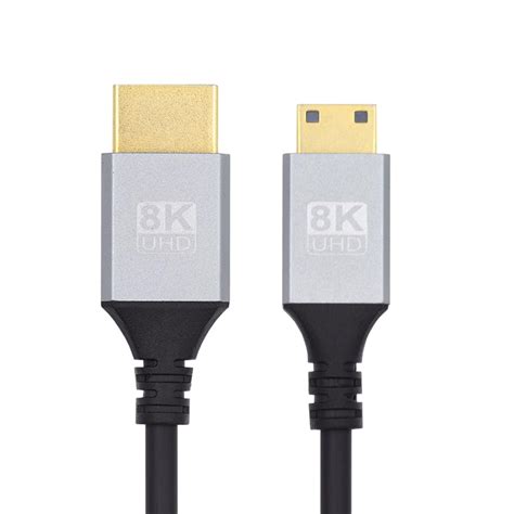 xiwai Ultra Thin Mini HDMI 2.1 HDTV Cable 1.0 m, Hyper Slim HDMI Cord 2 ...