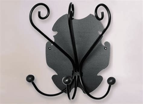 Perchero de Pared de Estilo Rústico - Muebles de Forja Artesanal