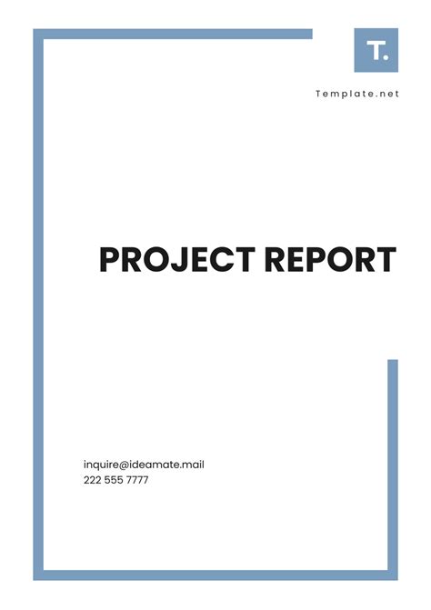 Image result for Project Report Writing Template