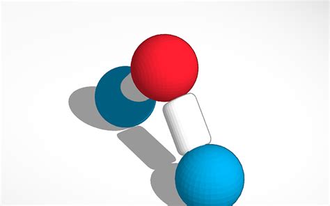 H2O2 Molecule Model 的图像结果
