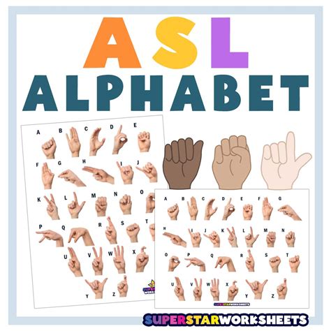 Image result for ASL Worksheets Bundle