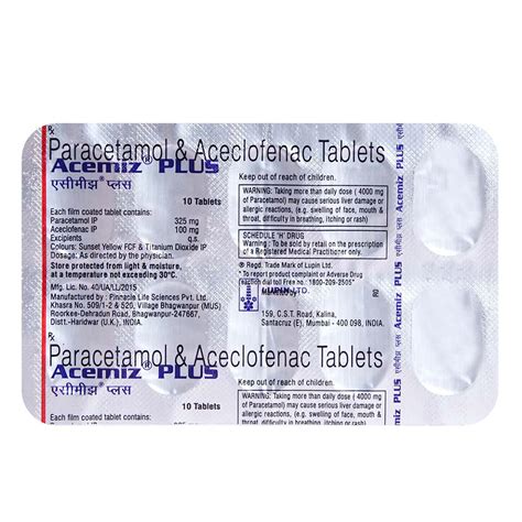 Acemiz Plus Tablet | Uses, Side Effects, Price | Apollo Pharmacy