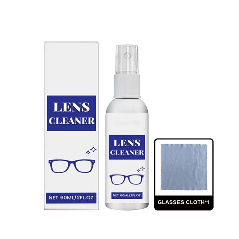 Eyeglass Cleaner Spray with Microfiber Cloth Kit, Lens Cleaner for ...