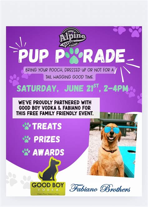 Patio Puppy Parade, 220 S Otsego Ave, Gaylord, MI, 21 June 2025 | AllEvents