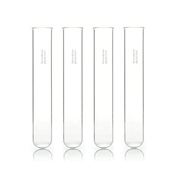 RG Borosilicate glass Test Tube 25mm x 150 mm, Capacity 55 ml (Boiling ...