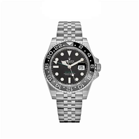 GMT-Master II 'Bruce Wayne' Stainless Steel Black Dial Jubilee
