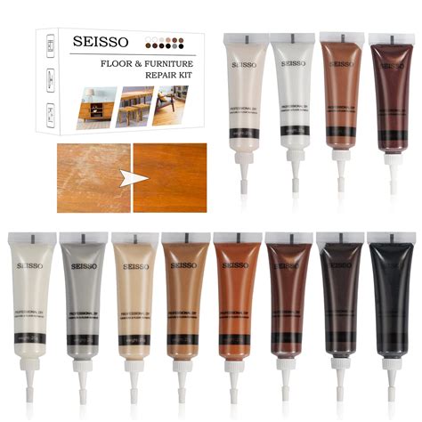 SEISSO Wood Furniture Repair Kit - 20ml (12 Colors) - Scratch, Crack ...