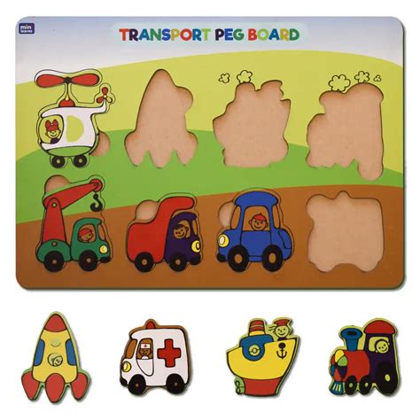 Transport Vehicles Puzzles 8 Pieces – Mini Leaves
