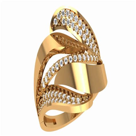 Stunning 67 Piece Women 3D Model Ring - Luxury Jewelry Design