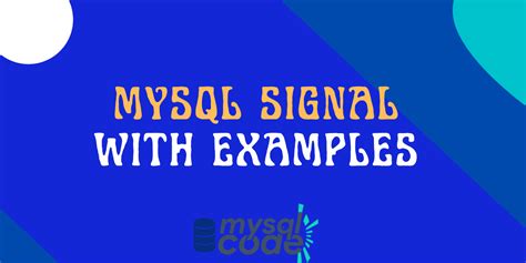 Image result for Code Signal MySQL