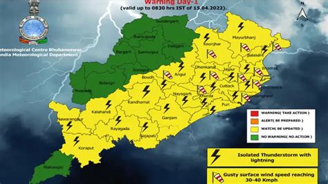 Thunderstorm, Lightning Alert Issued For Several Odisha Districts; IMD ...
